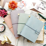 Fromthenon Travelers Notebook Genuine Leather Cover  Planner Vintage Retro Personal Diary Office School Stationery Gifts Supplie