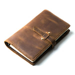 Handnote Vintage Genuine Leather Notebook Diary Travel Journal Planner Sketchbook Agenda DIY Refill Paper School Birthday Gift