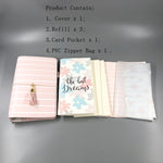 Lovedoki Cute Leather Cover Travelers Notebook Bullet Journals Standard Planner Diary Book Sketchbook 2019 School Stationery