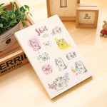 Fromthenon Kawaii Blank Notebook Notepads Cute Travel Journals Sketching Book Note Book For School Creative-gift Staionery Store